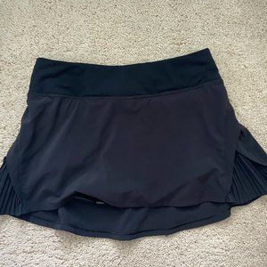 Black lululemon tennis skirt